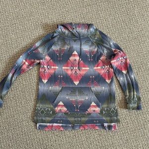 Aztec Hooded Long Sleeve
